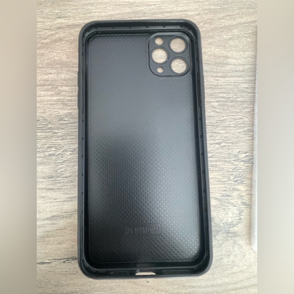 iPhone 11 Pro Max Checkered Phone Case - Gray and White - Picture 2 of 3